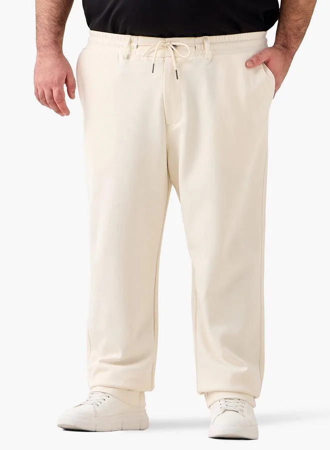 Maxim Men Wide Leg Fit Joggers with Pockets